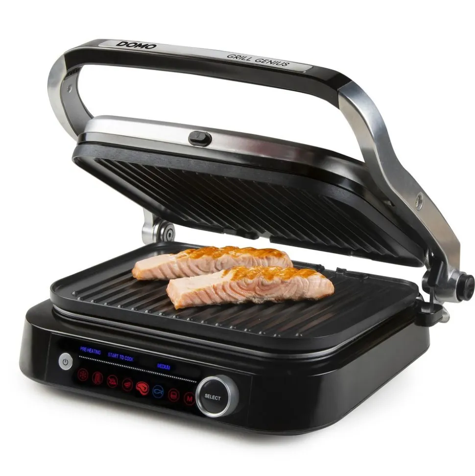Domo Contactgrill Grill Genius met smart steak modus
