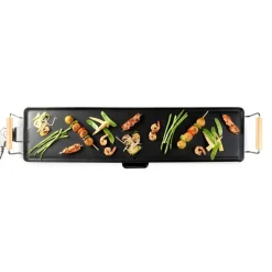 Domo Family & Friends Teppanyaki XXL 90x22cm 1800W houtlook