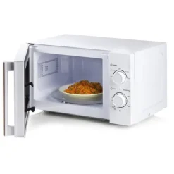 Domo Microgolfoven hout wit - solo - 20L