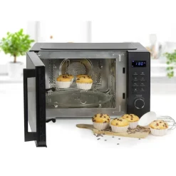 Domo Microgolfoven zwart - combi - 23L