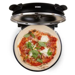 Domo My Express Pizza Pizzaoven zwart - keramische steen