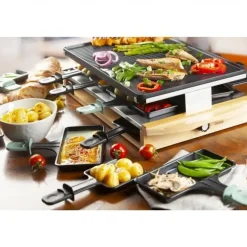 Domo Raclette / Grill bamboe