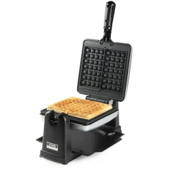 Domo Roterend Wafelijzer rechthoekige wafels 4x7 zilver