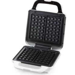 Domo Tasty Waffle XL - RVS - temp contr