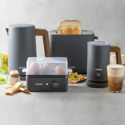 Domo Wood You Broodrooster 2 sneden mat grijs