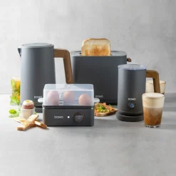 Domo Wood You Melkopschuimer - mat grijs - 500 W