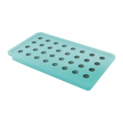 Dotz Ijsblokjesvorm uit silicone voor 32 ijsparels aquablauw