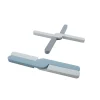Dotz Opvouwbare panonderzetter uit silicone grijs of blauw 20x3.2x1.1cm