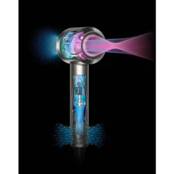 Dyson Supersonic™ föhn Straight+Wavy (Pruisisch blauw en koper)