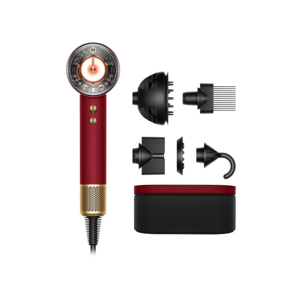 Dyson Supersonic Nural™ föhn (Red Velvet/Goud)