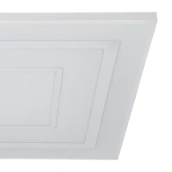 Eglo ALBARCA Plafondarmaturen aluminium, staal wit / Kunststof wit H: 69 mm