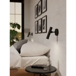 Eglo ALMUDAINA Wandlamp staal zwart H: 200 mm