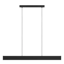 Eglo ANDREAS-Z hanglamp staal zwart / Kunststof wit H: 1100 mm