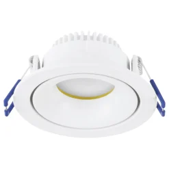 Eglo ARENALS inbouwarmatuur aluminium wit / Kunststof wit H: 38 mm | Ø 92 mm