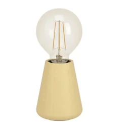 Eglo ASBY Tafellampen Hout lichtbruin H: 100 mm | Ø 85 mm