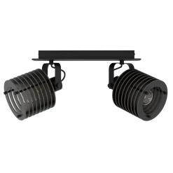 Eglo BALKSPOT/2 E27 SEGOVIA ZWART/HOUT