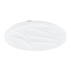 Eglo BENARIBA Wand-/plafondlamp staal wit / Kunststof wit H: 70 mm | Ø 440 mm