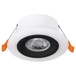 Eglo CALONGE inbouwarmatuur Kunststof zwart, wit Ø 100 mm