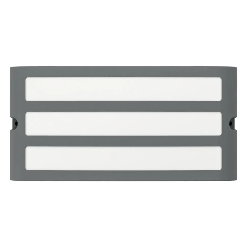 Eglo CAMARDA Wandlamp aluminium antraciet / Kunststof wit H: 110 mm