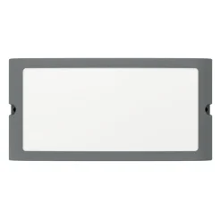 Eglo CAMARDA Wandlamp aluminium antraciet / Kunststof wit H: 110 mm