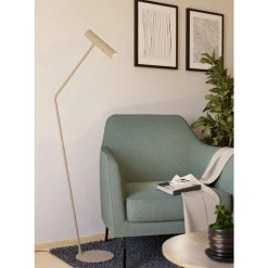 Eglo CAMINIA Staande lampen staal zand, geborsteld messing H: 1585 mm