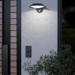 Eglo CERRISI zonne-energiearmatuur Kunststof zwart / Kunststof wit H: 105 mm