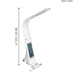 Eglo COGNOLI Tafellampen Kunststof wit H: 510 mm