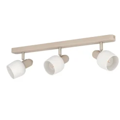 Eglo CORATO spot staal zand, mat nikkel / Glas wit H: 125 mm