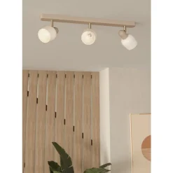 Eglo CORATO spot staal zand, mat nikkel / Glas wit H: 125 mm