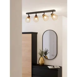 Eglo COSLADA spot staal zwart / staal zwart, geelkoper H: 170 mm