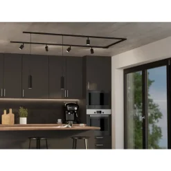 Eglo EASYT PENDANT hanglamp Kunststof zwart H: 1100 mm | Ø 60 mm