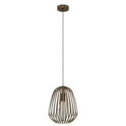 Eglo ESPINAL hanglamp staal brons H: 1100 mm | Ø 280 mm