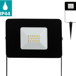 Eglo FAEDO 4 Grondpin aluminium zwart / Glas helder H: 310 mm