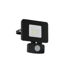 Eglo FAEDO 3 Wandlamp aluminium zwart / Glas helder H: 135 mm