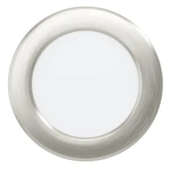 Eglo FUEVA 5 inbouwarmatuur staal nikkel-mat / Kunststof wit Ø 117 mm