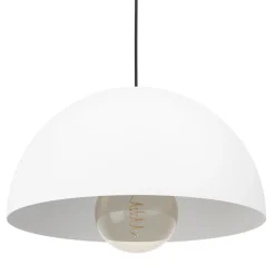 Eglo GAETANO hanglamp staal wit H: 1100 mm | Ø 380 mm