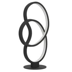 Eglo GIANELLA Tafellampen aluminium, staal zwart / Kunststof wit H: 395 mm