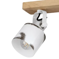 Eglo KILBURN spot Hout bruin / staal wit, bruin H: 170 mm