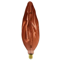 Eglo LEDE27 Lichtbron / Glas koperkleuren Ø 117 mm