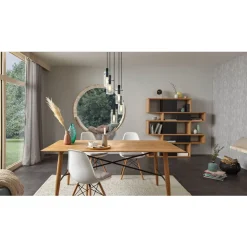 Eglo MONTEFINO hanglamp staal zwart / Glas helder H: 1500 mm | Ø 350 mm