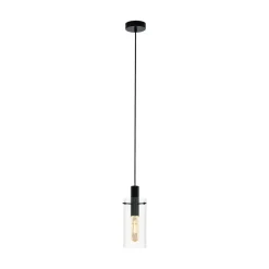 Eglo Montefino Hanglamp Zwart E27 1x60W