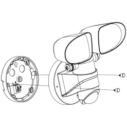 Eglo PAGINO Wandlamp Kunststof zwart H: 220 mm