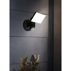 Eglo PAGINO Wandlamp Kunststof zwart H: 260 mm