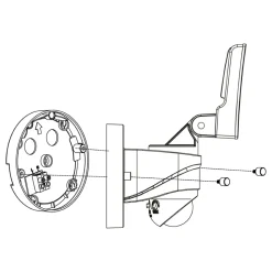 Eglo PAGINO Wandlamp Kunststof zwart H: 260 mm