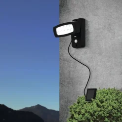 Eglo PALIZZI Wandlamp Kunststof zwart / Kunststof transparant H: 145 mm