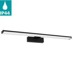 Eglo PANDELLA 1 Spiegelarmaturen aluminium, kunststof zwart / Kunststof wit H: 40 mm