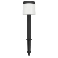 Eglo PANTETE zonne-energiearmatuur Kunststof zwart / Kunststof wit H: 650 mm | Ø 175 mm