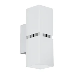 Eglo PASSA Wandlamp staal chroom, wit H: 170 mm