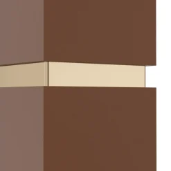 Eglo PASSA Wandlamp staal bruin, koper H: 170 mm