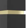 Eglo PASSA Wandlamp staal zwart, goud H: 170 mm